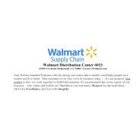 Walmart distribution 6023 - Walmart Distribution Center #6023 Transportation, Logistics, Supply Chain and Storage ... Heavy equipment operator at Wal~Mart Distribution Center #7067 Jeremisha Wilson Team lead Tabitha Foret ... 